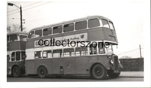 Autobús Bradford Corp 1959 EKY574 en Park Ave foto 5x3 pulgadas con derechos de autor 59135 - Imagen 1 de 2