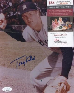 TONY KUBEK NY YANKEES SIGNED AUTOGRAPHED 8X10 PHOTO JSA AK20163 - Picture 1 of 1