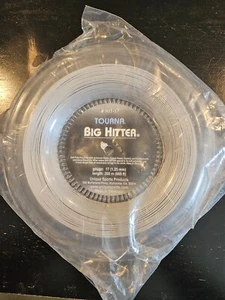 TOURNA BIG HITTER 17 GAUGE SILVER TENNIS STRING REEL, NEW, 660 FT LONG - Picture 1 of 3