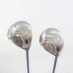 Callaway Great Big Bertha Hawk Eye 3+ & 5 Wood Set Graphite Regular RH S-138681 - Picture 1 of 8