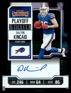 Boleto de novato Contenders Optic #65 Dalton Kincaid 2023 base 26/149 - Imagen 1 de 2