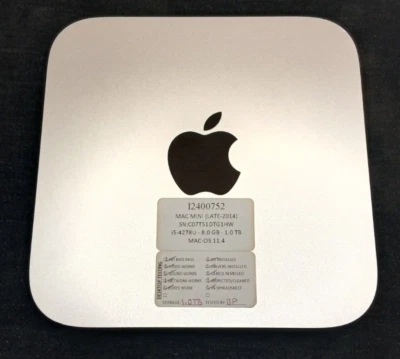 Mac mini Desktop Late 2014 Intel i5-4278U 2.60GHz 8GB RAM 1TB Drive A1347 - Image 1 of 3