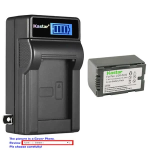 Kastar Battery LCD Wall Charger for Panasonic CGR-D16 NV-DS88 NV-DS89 NV-DS99 - Picture 1 of 11