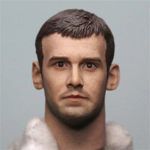 Modelo de cabeza de hombre joven soldado artillero escala 1/6 juguetes aptos para figuras de acción de 12 pulgadas - Imagen 1 de 7