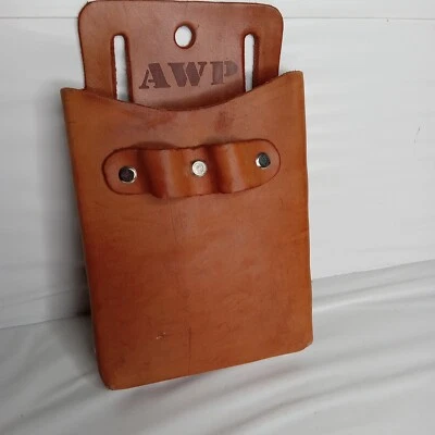 AWP leather tool pouch waist made In Mexico - Image 1 of 4