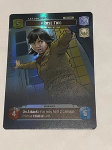 Star Wars Unlimited Rose Tico - Saving What We Love #1000 Showcase Foil JTL NM - Picture 1 of 2