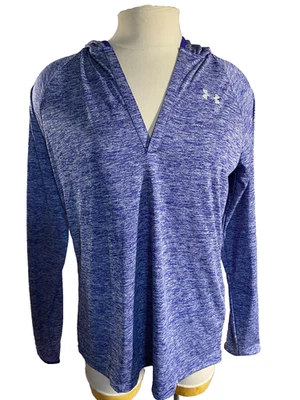Under Armour Heat Gear Hoodie Loose Lightweight Womens Size Large Athleisure NEW - Image 1 of 4
