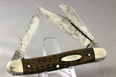 CASE XX 6347 Stockman Knife, Green Bone Handles, 1940-1964, Used Knife - Image 1 of 4