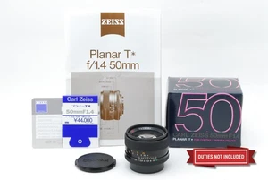 [Top MINT in Box] Contax Carl Zeiss Planar T* 50mm F/1.4 MMJ Lens C/Y From JAPAN - Picture 1 of 24