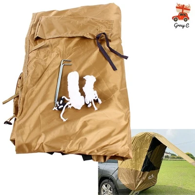 Tienda de campaña para automóvil SUV refugio toldo techo camión cámper camping toldo parasol exterior Foto 1 de 4