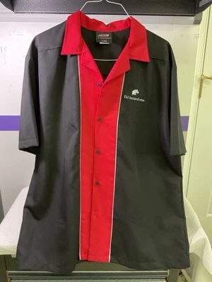 Camisa de Bowling Fat Bastard Wine Live Large Promo para Hombres X Grande Negra y Roja Nueva sin Etiquetas Foto 1 de 4