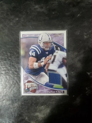 2009 Upper Deck Football Heroes - Dallas Clark #53 Purple Jerseys /50 Patch - Image 1 of 2