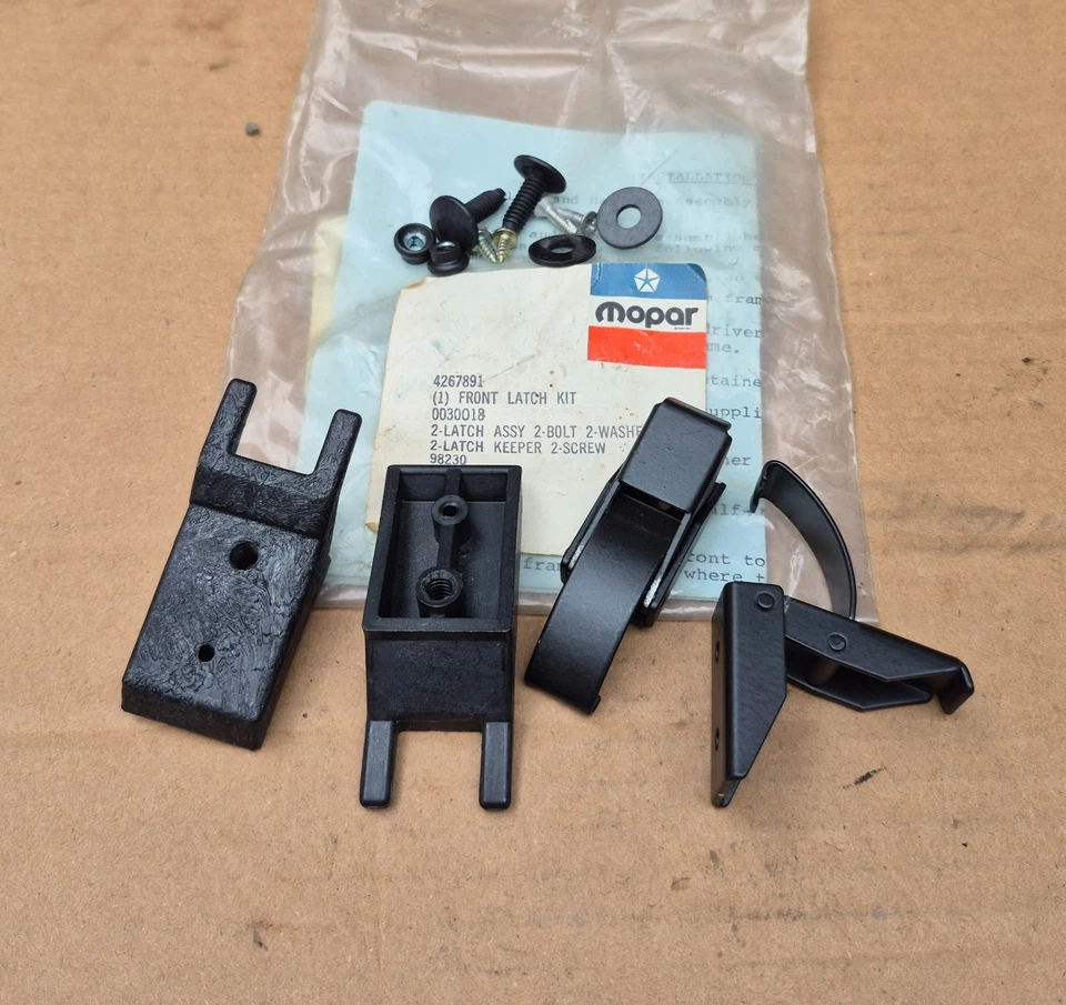 Dodge Truck Ramcharger 1978-1981 nuevo MoPar techo corredizo pestillo delantero kit de repuesto Foto 1 de 1