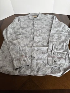 Vintage Italia Reserved Stack Mens XL Long Sleeve Button Up Shirt PreOwned - Picture 1 of 7