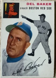 1954 Topps #133 Del Baker. EX (Will Combine Shipping) - Picture 1 of 2