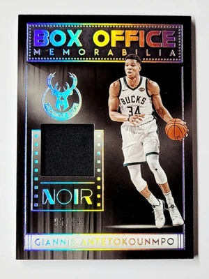 2018-19 Panini Noir Giannis Antetokounmpo Box Office Memorabilia /99 SP Bucks - Image 1 of 3
