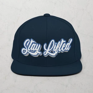 Stay Lifted Weightlifting SNAPBACK Hat - NEW - Picture 1 of 6