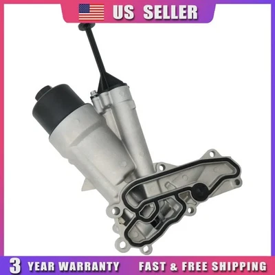 For Mercedes G63 E550 CLS63 S550 E63 2011-2019 4.7L V8 Engine Oil Filter Housing - Image 1 of 4