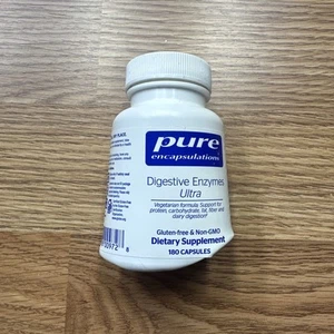 Pure Encapsulations Digestive Enzymes Ultra 180 Capsules - - EXP : 06/26 - Picture 1 of 5