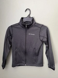 Columbia Jacket Kids Size Small Omni Wick Gray Fleece Lined Zip Up Jacket - Picture 1 of 11