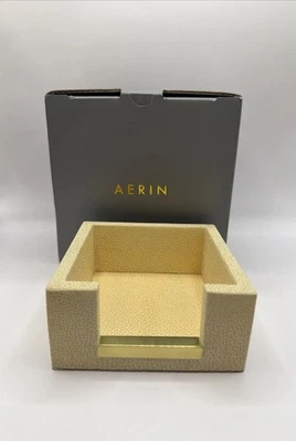 Aerin SHAGREEN MEMO PAPER HOLDER - Cream - Image 1 of 4