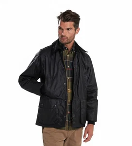 Barbour Giacca Uomo Bedale Cera Nero MWX0018 BK91 - Foto 1 di 14