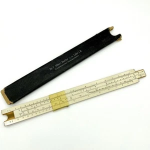 Rare Albert Nestler Slide Rule No. 7 w/ Case - Vintage Scientific Calculator - Picture 1 of 6
