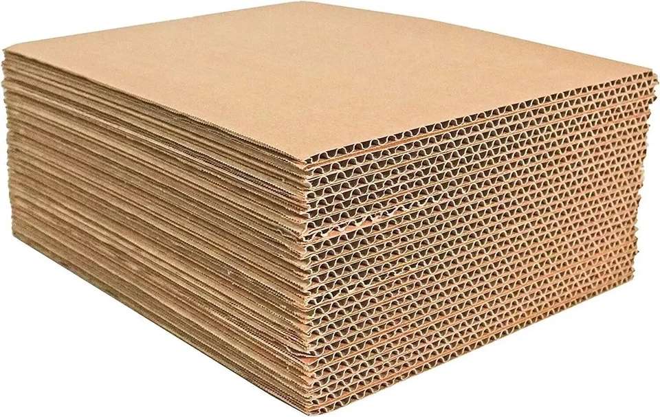 100 11x14 Corrugated Cardboard Pads Filler Insert 11" x 14" - Image 1 of 1