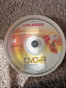 Hyundal 4 X Blank DVD +R 4.7 GB - Picture 1 of 3