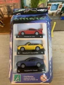 Cararama Due Cast Set 3 Cars - Porsche Set 1:72 Scale New In Box - Picture 1 of 6