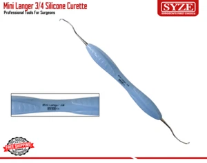 Mini Langer Micro Escalador de hoz Recubierto de silicona Dentista periodontal Herramienta de selección - Imagen 1 de 3