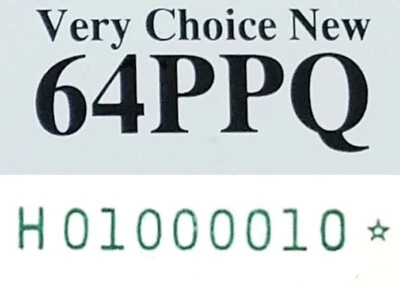 FANCY RADAR BINARY * STAR * # 01000010* $1 PCGS 64 PPQ 1974 - Image 1 of 3