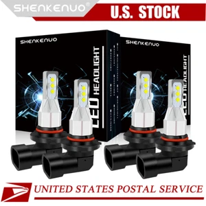 Kit de faros LED Combo Bombillas Alta/Baja 6000K Apto para Jeep Grand Cherokee 2001-2010 - Imagen 1 de 9