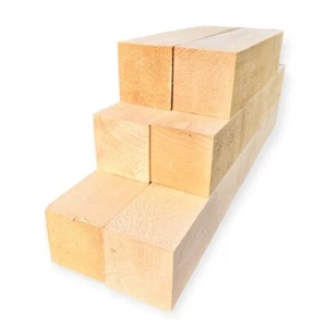 Linde 3x3x20cm 1St Lindenholz Holz Schnitzholz Kantel Drechselholz - Bild 1 von 1