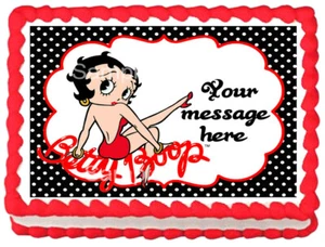 BETTY BOOP Edible Cake topper image Party decoration - Picture 1 of 10