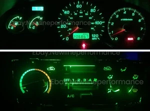 Green Cluster + Climate LED Bulbs kit for Subaru Impreza Outback 2.5RS 1999-2001 - Picture 1 of 1