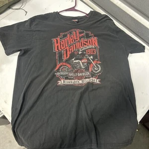 Camiseta Harley Davidson Motown negra para hombre talla 2X Detroit Michigan 2018 - Imagen 1 de 18
