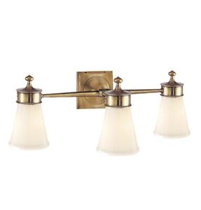Visual Comfort - Triple Sconce Brass Wall Light 23 In.