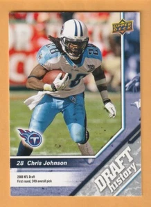 Chris Johnson Tennessee Titans 2009 Upper Deck Draft Edition #166 13S - Imagen 1 de 2