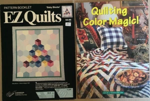 (2 LEAFLETS) 1991 EZ Quilts by EZ Quilting-2000 Quilting Color Magic Sue Harvey - Picture 1 of 7
