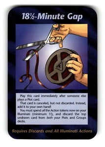 18 1/2-Minute Gap card Unlimited INWO Illuminati New World Order - Picture 1 of 4
