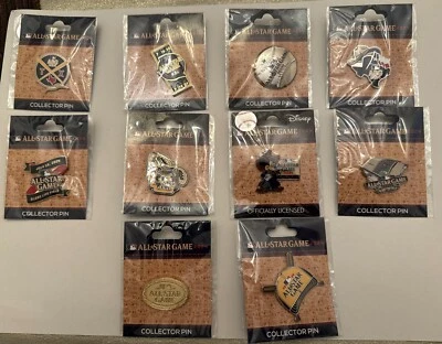 2024 MLB All Star Game Globe Life STADIUM-EXCLUSIVE - 10 Pin Set Rare 🔥 - Image 1 of 4