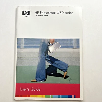 HP Photosmart 470 Series User's Guide Instructions Manual GoGo Photo Printer - Image 1 of 4
