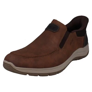Scarpe Casual In Pelle Rieker Pronte Da Indossare '03655' Per Uomo - Large - Foto 1 di 18
