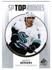 22/23 2022 SP AUTHENTIC HOCKEY TOP ROOKIES INSERT CARDS TR-XX U-Pick From List