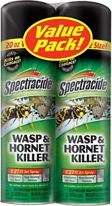 Spectracide 18.5oz Wasp & Hornet Killer Twin Value Pack ( 2-pack) - Picture 1 of 4