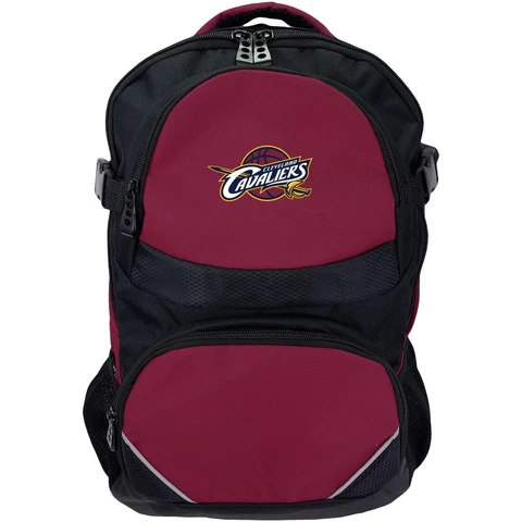 NBA Cleveland Cavaliers Cavs Team Sport Black & Burgundy BackPack BRAND NEW Tags Cover
