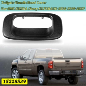 Fit 1999-2007 Chevy Silverado GMC Sierra Tailgate Handle Bezel Textured - Picture 1 of 13