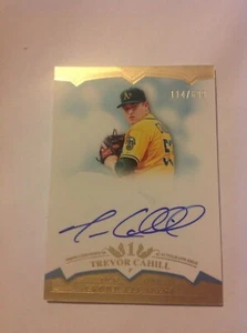 Trevor Cahill AUTO 114/699 2011 Topps Tier One CP-TC OAKLAND A'S ANGELS - Bild 1 von 2