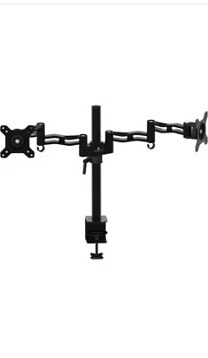 Gabor MD-BD13B Dual-Monitor Desktop Mount with Articulating Arms (Black) - Image 1 of 4